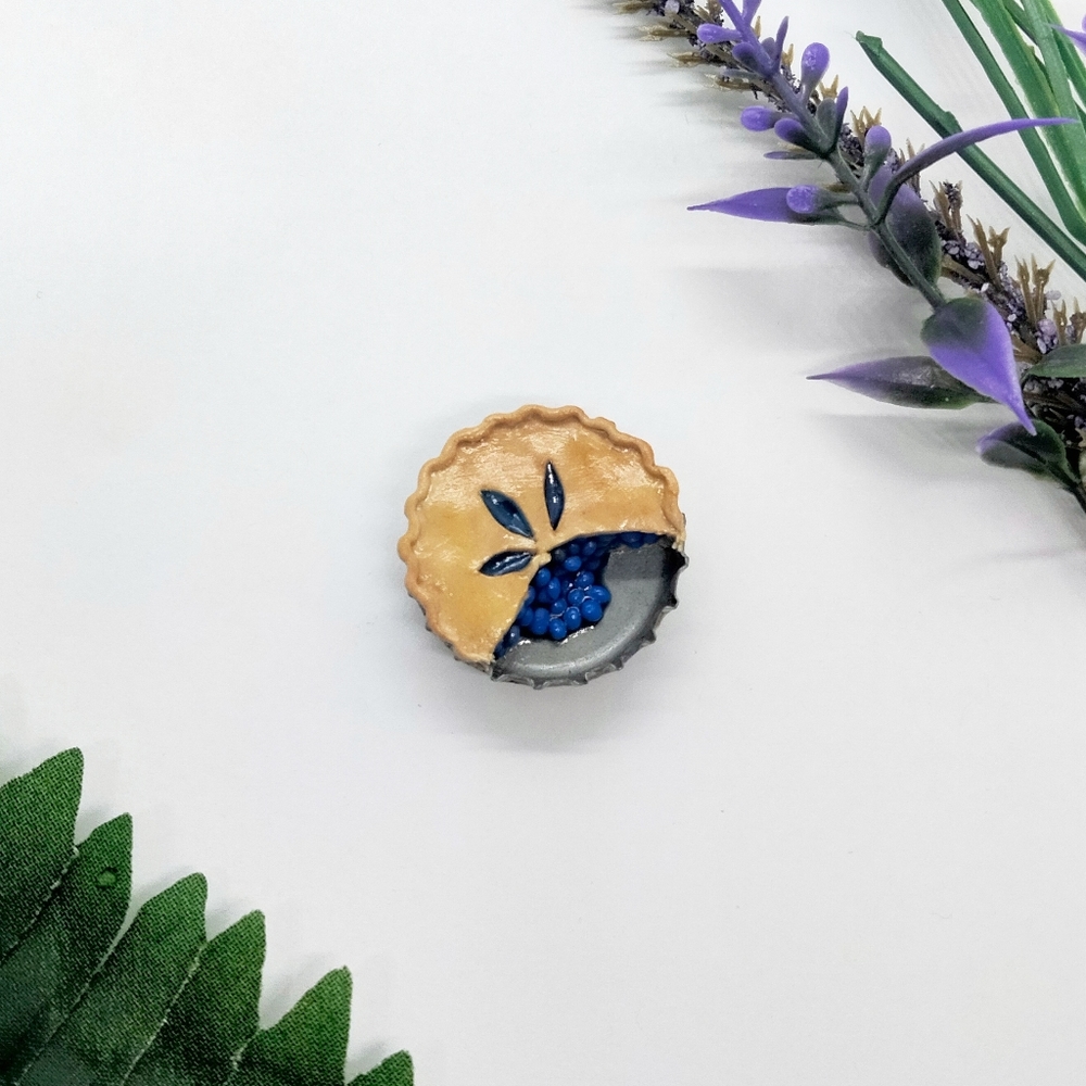 Blueberry Pie Magnet